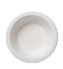 Ciotola monouso Bio - rotonda - diametro 19 cm - 680 ml - cellulosa/canna da zucchero - bianco - Leone - conf. 50 pezzi Ciotola monouso Bio - rotonda - diametro 19 cm - 680 ml - cellulosa/canna da zucchero - bianco - Leone - conf. 50 pezzi