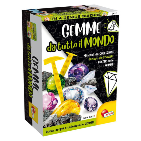 Gioco in scatola Lisciani I'm a Genius Gemme da Tutto il Mondo - 100200