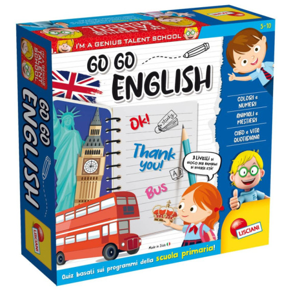 Gioco in scatola Lisciani I'm a Genius Go-go English - 100514