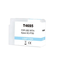 Cartuccia T46S5 light ciano C13T46S500 ink pigmentato compatibile per Epson SureColor SC-P700,SC-P706 capacità 25ml Cartuccia T46S5 light ciano C13T46S500 ink pigmentato compatibile per Epson SureColor SC-P700,SC-P706 capacità 25ml