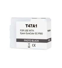 Cartuccia T47A1 nero photo C13T47A100 ink pigmentato compatibile per Epson SureColor SC-P900 capacità 50ml Cartuccia T47A1 nero photo C13T47A100 ink pigmentato compatibile per Epson SureColor SC-P900 capacità 50ml