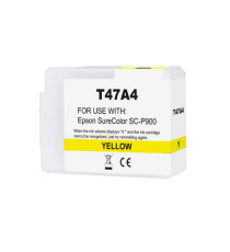 Cartuccia T47A4 giallo C13T47A400 ink pigmentato compatibile per Epson SureColor SC-P900 capacità 50ml Cartuccia T47A4 giallo C13T47A400 ink pigmentato compatibile per Epson SureColor SC-P900 capacità 50ml