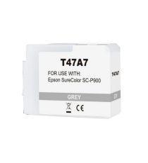 Cartuccia T47A7 grigio C13T47A700 ink pigmentato compatibile per Epson SureColor SC-P900 capacità 50ml Cartuccia T47A7 grigio C13T47A700 ink pigmentato compatibile per Epson SureColor SC-P900 capacità 50ml