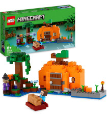 Lego Minecraft - La fattoria delle zucche - Lego 21248  Casa con Rana, Barca, Forziere e Figure di Steve e Strega 257pz Anni 8+ Lego Minecraft - La fattoria delle zucche - Lego 21248  Casa con Rana, Barca, Forziere e Figure di Steve e Strega 257pz Anni 8+