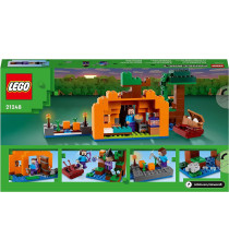 Lego Minecraft - La fattoria delle zucche - Lego 21248  Casa con Rana, Barca, Forziere e Figure di Steve e Strega 257pz Anni 8+ Lego Minecraft - La fattoria delle zucche - Lego 21248  Casa con Rana, Barca, Forziere e Figure di Steve e Strega 257pz Anni 8+