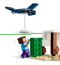 Lego Minecraft - Spedizione di Steve nel deserto - Lego 21251  Bioma con Casa e Personaggi d'Azione 75pz Anni 6+