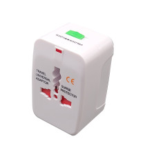 Adattatore da viaggio universale - bianco - MKC Melchioni