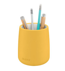 Portapenne Cosy - 10,8 x 8,5 cm - ceramica - giallo - Leitz Portapenne Cosy - 10,8 x 8,5 cm - ceramica - giallo - Leitz
