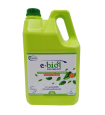 Detergente pavimenti Ebiol - tanica 5 kg - agrumi - Livrex Detergente pavimenti Ebiol - tanica 5 kg - agrumi - Livrex