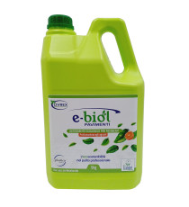 Detergente pavimenti Ebiol - tanica 5 kg - agrumi - Livrex Detergente pavimenti Ebiol - tanica 5 kg - agrumi - Livrex