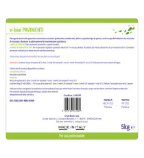Detergente pavimenti Ebiol - tanica 5 kg - agrumi - Livrex Detergente pavimenti Ebiol - tanica 5 kg - agrumi - Livrex