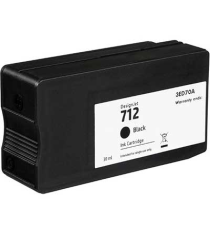 Cartuccia Hp 712 nero 3ED70A  per Hp Designjet 24,36 inch,T230,250,630,650 capacità 38ml Cartuccia Hp 712 nero 3ED70A  per Hp Designjet 24,36 inch,T230,250,630,650 capacità 38ml
