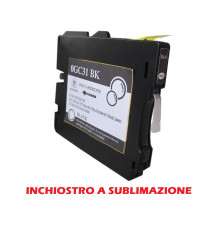 Cartuccia GC31BK nero inchiostro a sublimazione 405688,405701 compatibile per Ricoh GX e2600,e3000N,e3300N GC31K capacità 32ml Cartuccia GC31BK nero inchiostro a sublimazione 405688,405701 compatibile per Ricoh GX e2600,e3000N,e3300N GC31K capacità 32ml
