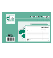 Blocco buoni di consegna - 50/50 fogli ricalcanti - 10x17cm - Edipro Blocco buoni di consegna - 50/50 fogli ricalcanti - 10x17cm - Edipro