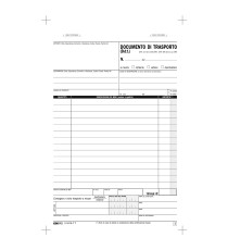 Blocco DDT - 33 fogli 3 copie autoricalcanti - 23 x 14,8cm - Edipro