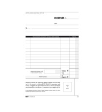 Blocco ricevute sanitarie - 50/50 fogli autoricalcanti - 23 x 15cm - Edipro