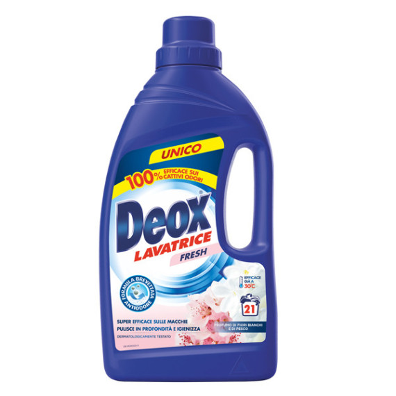 Detersivo lavatrice Deox Fresh - 1,5 L - Deox Detersivo lavatrice Deox Fresh - 1,5 L - Deox