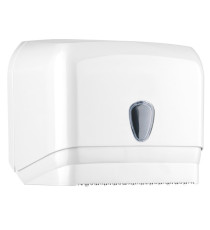 Dispenser per asciugamani in rotolo/fogli - 30x19,5x25,1 cm - bianco - Mar Plast Dispenser per asciugamani in rotolo/fogli - 30x19,5x25,1 cm - bianco - Mar Plast