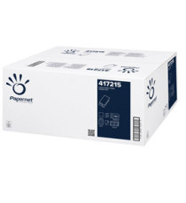 Asciugamani piegati a V - 2 veli - 18 gr - goffratura a onda - 24 x 21 cm - bianco - Papernet - conf. 150 pezzi Asciugamani piegati a V - 2 veli - 18 gr - goffratura a onda - 24 x 21 cm - bianco - Papernet - conf. 150 pezzi