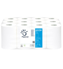 Asciugamani in rotolo Centrefeed - Mini - 2 veli - diametro 14,5 cm - 17 gr - 22 cm x 69 mt - bianco - Papernet Asciugamani in rotolo Centrefeed - Mini - 2 veli - diametro 14,5 cm - 17 gr - 22 cm x 69 mt - bianco - Papernet