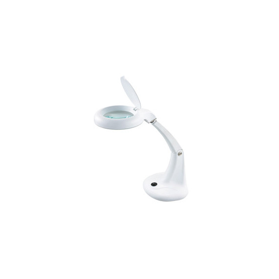 Lampada MiniZoom - a led - con lente di ingrandimento - 5,9 W - bianco - Unilux