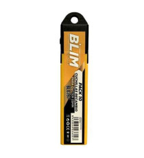 Pack 10 lame di ricambio da 25mm Blim BL0397 di altissima qualità - adatte ad uso professionale per cutter Pack 10 lame di ricambio da 25mm Blim BL0397 di altissima qualità - adatte ad uso professionale per cutter