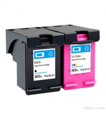 Pack cartucce compatibili Hp 303XL BK + 303XL C 3YM92AE per Hp Envy Phoyo 6220 6230 7130 7830 T6N02AE + T6N01AE Pack cartucce compatibili Hp 303XL BK + 303XL C 3YM92AE per Hp Envy Phoyo 6220 6230 7130 7830 T6N02AE + T6N01AE