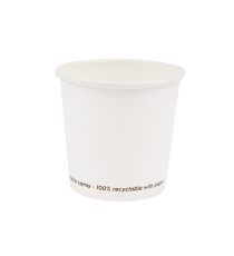 Bicchiere in carta - 75 ml - bianco - Signor Bio - conf. 50 pezzi