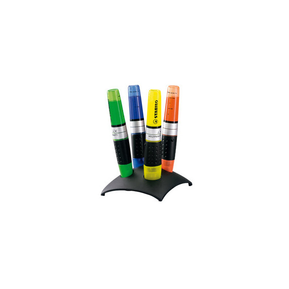 Evidenziatore Stabilo Luminator - punta a scalpello - tratto 2,0-5,0mm - set 4 colori - Stabilo