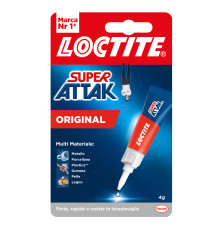 Colla Super Attak Original - 4 gr - trasparente - Loctite Colla Super Attak Original - 4 gr - trasparente - Loctite