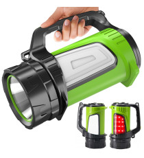 Torcia led super potente con funzione powerbank LED 3 modalità di illuminazione 3in1 - 2 batterie da 2600 mAh - 22x11x16cm Torcia led super potente con funzione powerbank LED 3 modalità di illuminazione 3in1 - 2 batterie da 2600 mAh - 22x11x16cm