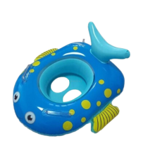 Salvagente per bambini a forma di pesciolino gonfiabile - realitazzo in pvc di alta qualità - misura 61cm x 59cm x 28cm