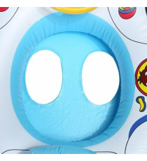 Salvagente per bambini a forma di macchina gonfiabile con volante - in pvc di alta qualità - misura 62cm x 44cm x 25cm