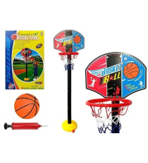 Canestro da basket regolabile per bambini 52-115CM con supporto per bambini, palla e pompa inclusi - Baby basketball toy