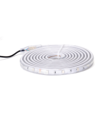 Striscia led solare 5mt + 2mt cavo RGB 50W 500lumen IP65 da esterno - 30 LEDs/m 505 (3.2V/150mA) durata max. 14h