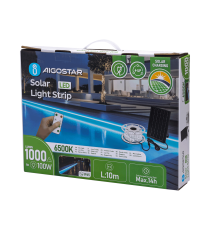 Striscia led solare 20mt + 2mt cavo 2700K Luce calda 200W 2000lumen IP65 da esterno - 60 LEDs/m 2835 (3.2V/60mA) durata max. 14h Striscia led solare 20mt + 2mt cavo 2700K Luce calda 200W 2000lumen IP65 da esterno - 60 LEDs/m 2835 (3.2V/60mA) durata max. 14h