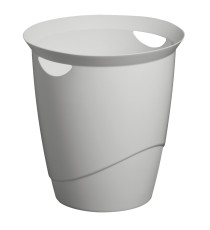 Cestino gettacarta Eco - altezza 33 cm - diametro 31,5 cm - grigio - Durable