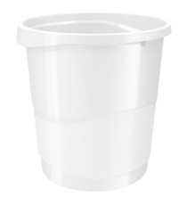 Cestino gettacarte Europost VIVIDA - 25,8 x 28,5 cm - altezza 32,2 cm - 14 L - bianco - Esselte Cestino gettacarte Europost VIVIDA - 25,8 x 28,5 cm - altezza 32,2 cm - 14 L - bianco - Esselte