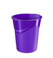 Cestino Gloss - altezza 33,4 cm - diametro 30,5 cm - 14 L - viola - CEP Cestino Gloss - altezza 33,4 cm - diametro 30,5 cm - 14 L - viola - CEP