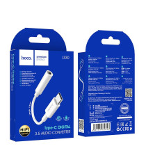 Adattatore audio type-c con una presa jack da 3,5 mm Hoco LS30 3.5 audio converter, convertitore HF da type-c a jack 3.5mm Adattatore audio type-c con una presa jack da 3,5 mm Hoco LS30 3.5 audio converter, convertitore HF da type-c a jack 3.5mm