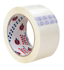 Nastro adesivo bianco XL 50x132mt acrilico silenzioso per imballo MY30 - solvent free - resistente ai raggi UV - alta qualità