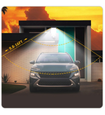 Lampione solare 120 LED COB con sensore di movimento e crepuscolare,IP65,equivale a 300w - 3 programmi illuminazione