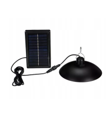 Lampada solare led a sospensione IP 65 con sensore crepuscolare - telecomando - batteria 1200 mAh misura 14,8x6,4cm