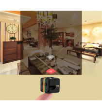 Mini camera webcam SQ11 Full HD 1080P - batteria da 200 mAh - mini usb con cavo 2mt - Dimensioni: 1 pollice - con supporto