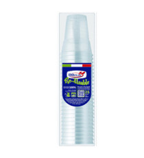 Bicchieri Diamant - riutilizzabili - polistirene - 250 ml - Dopla - conf. 25 pezzi Bicchieri Diamant - riutilizzabili - polistirene - 250 ml - Dopla - conf. 25 pezzi