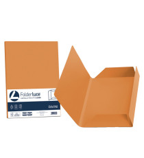 Cartelline 3 lembi Luce - 200 gr - 24,5x34,5 cm - arancio - Favini - conf. 25 pezzi