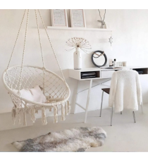 Poltrona sospesa a nido misura 60x80x120cm, portata max 150kg, amaca,altalena,dondolo da giardino,resistente di alta qualità!