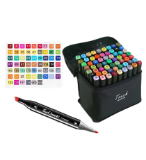 Pennarelli ad alcool da 168pz,doppia punta,penna artistica permanente per bambini e adulti,evidenziatori,dipingere,colorare