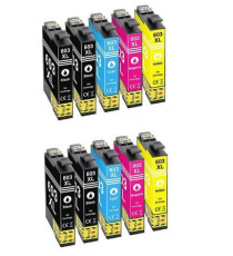 Pack 10 cartucce T603XL BK-C-M-Y compatibili per Epson XP-2100,3100,WF-2810,2830,2835 alta capacità 4PZ BK + 2PZ C-M-Y Pack 10 cartucce T603XL BK-C-M-Y compatibili per Epson XP-2100,3100,WF-2810,2830,2835 alta capacità 4PZ BK + 2PZ C-M-Y