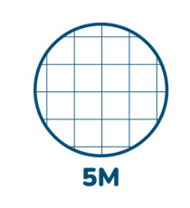 Blocco Montblanc - 5 mm - 150 x 210 mm - 60 gr - 70 fogli - Pigna